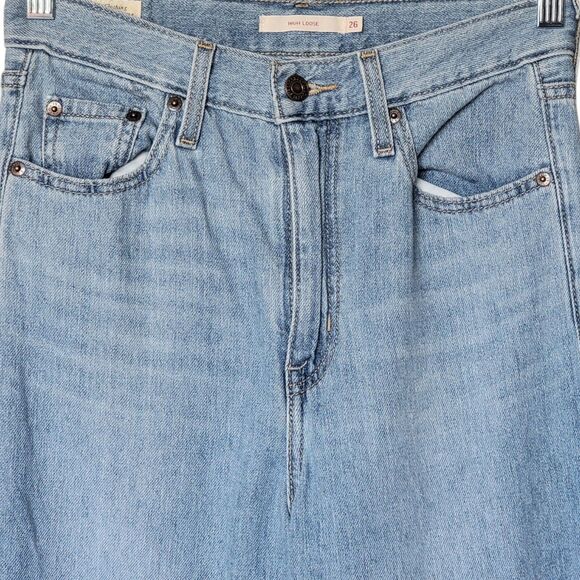 Levi's Women's High Rise Jeans - Light Blue - Picture 8 of 10